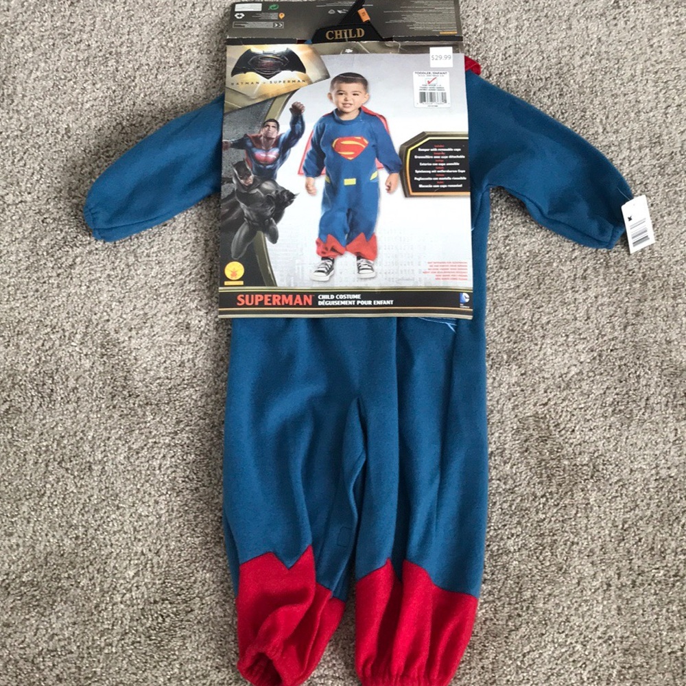 Toddler Superman Halloween Costume